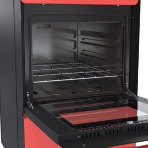 Fogao a Gas 4 Bocas Venax Delplus Vitreo BL Vermelho