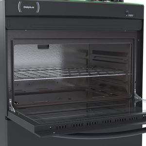 Fogao a Gas 5 Bocas Venax Delplus Vitreo BL Preto