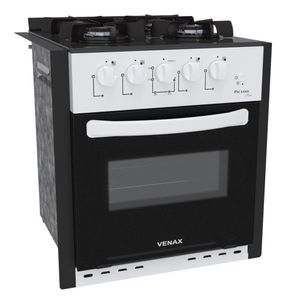 Fogao a Gas de Embutir 4 Bocas Venax Picasso Line Branco