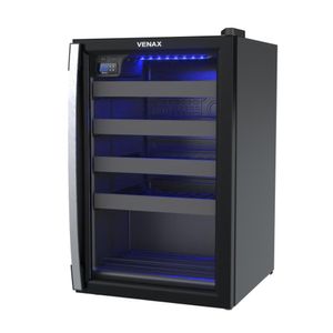 Adega de Vinhos Venax 24 Garrafas Piubella Preto