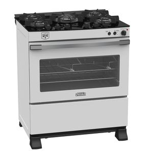 Fogao a Gas 5 Bocas Venax Gaudi Vetro Vitreo Branco