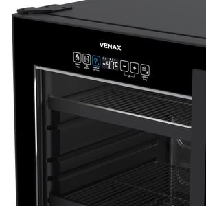 Cervejeira de Embutir Venax 82L Top Light Touch Preto Porta Invertida