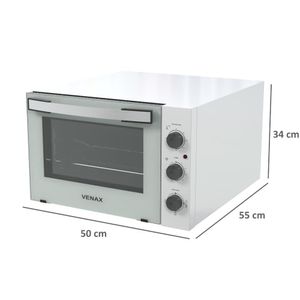 Forno Eletrico Venax 45L Grand Gourmet Branco