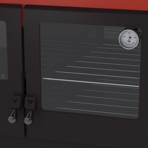 Fogao a Lenha Venax n 2 Le Corbusier Dupla Combustao Vermelho