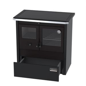 Fogao a Lenha Venax n 2 Le Corbusier Dupla Combustao Preto
