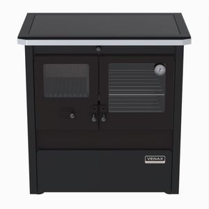 Fogao a Lenha Venax n 1 Le Corbusier Dupla Combustao Preto