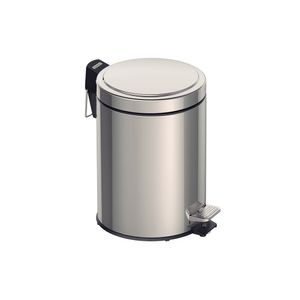 Lixeira Tramontina Brasil com Pedal 5L Redonda Inox