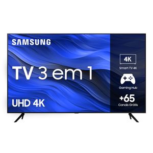 Smart TV Samsung 43" UHD 4K Tela sem limites 2023 UN43CU7700 - (Reembalado)