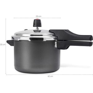 Panela de Pressão Indução Antiaderente 4.5L Grafite - MULTIFLON