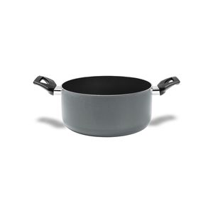 Caçarola Brinox Antiaderente Ceramic Life com Tampa 22cm 3,7L Preserve Cinza