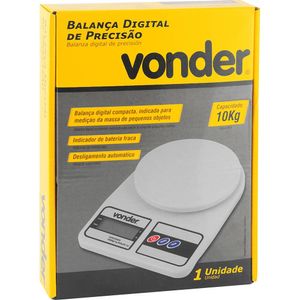 Balança Digital de Precisão 10 Kg - Vonder