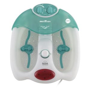 Hidromassageador Aqua Foot Britânia 3 em 1 Relaxante e Revigorante Com 7 Acessórios 127V