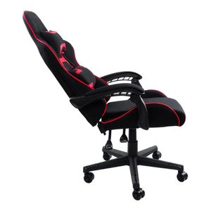 Cadeira Gamer Pelegrin Reclinável PEL-3018 Preta e Vermelha