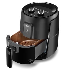 Air Fryer Fritadeira Sem Óleo PFR15PG Gourmet Black 1500W Philco Cesto Antiaderente 220V