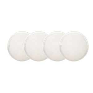 Kit Prato Raso Porcelana Oslo 28cm Com 4 Peças - A\CASA