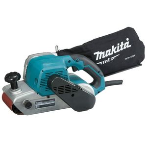 Lixadeira de Cinta Industrial 940W Com Lixa Apoio Coletor de Pó Placa de Carvão M9400B 127V Makita