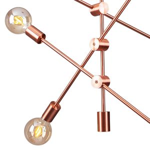 Lustre Pendente Startec Circuit Cobre E27 Bivolt
