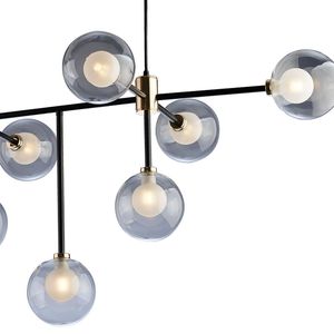 Lustre Pendente Startec Manhattan Preto G9 Bivolt