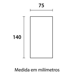 Spot De Sobrepor Recuado Blumenau Para Lâmpada Mr16 Gu10 Quadrado Bivolt