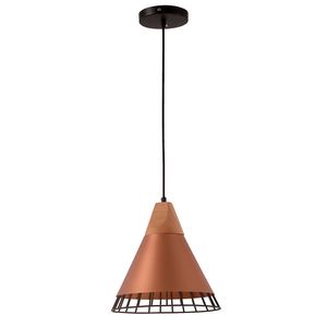 Lustre Pendente Startec Aramado Wood E27 Bivolt