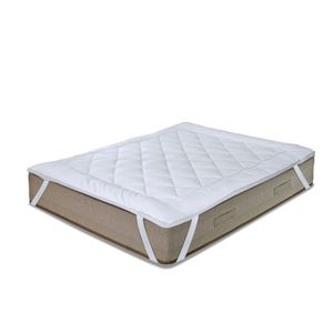 Pillow Top Queen Microfibra Branco - A\CASA