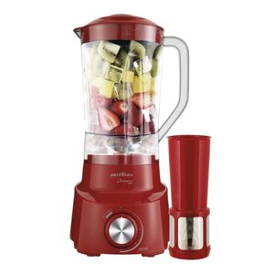 Kit Cozinha 3 em 1 Britânia Vermelho Com Batedeira Liquidificador e Espremedor de Frutas 220V