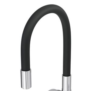 Torneira Elétrica Hydra Hydralar Gourmet 4t de Bancada Preto / Cromado