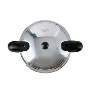 Panela de Pressão Brinox 5,4 L Antiaderente Ceramic Life Pressure com Indução Vermelho Borgonha