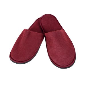 Pantufa Feminina Em Plush Bene Casa Vermelho