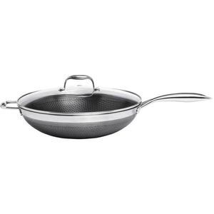 Panela Wok Hive Inox 34cm 5,9L com Cabo - OXFORD