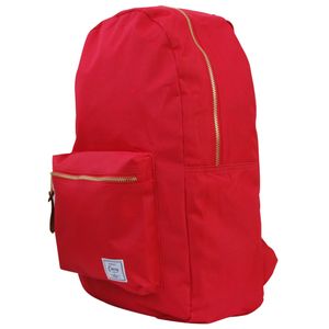 Mochila Com Bolso Frontal Yins Vermelho