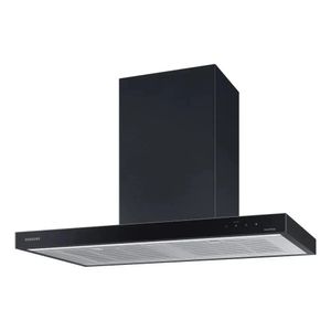 Coifa Samsung Preto com Wi-Fi 90cm NK36 e Kit Recirculação Preto NK-AR7