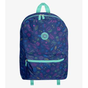 Mochila Feminina Estampada Clio Azul