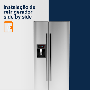 Instalação de Refrigerador Acima de 500L (Side by Side ou French Door)