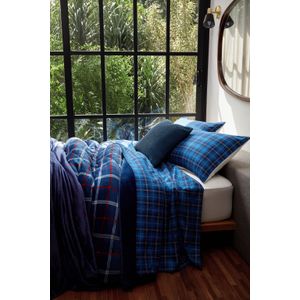 Jogo de Cama Microfibra Tartan - A\CASA