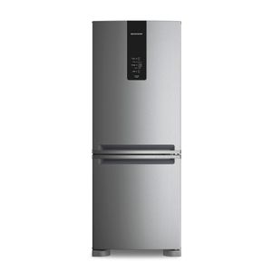 Geladeira Brastemp Frost Free Inverse A+++ 447 litros cor Inox com Smart Flow e Fresh Box