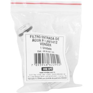 Filtro Entrada de Água Lavadora e Aspirador LAV1412 Vonder