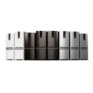 Geladeira Brastemp Frost Free Inverse A+++ 479 litros cor Black Inox com Super Capacidade e Smart Flow - BRE58FE