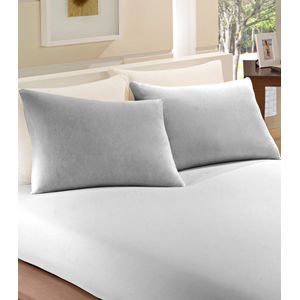 Fronha Lisa  Avulsa Microfibra Camesa Branco