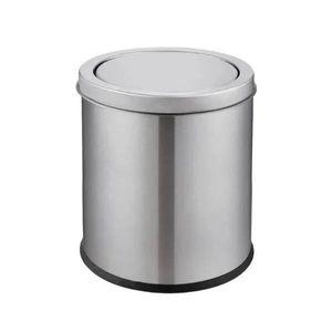 Lixeira Basculante Inox Fosco 5L - A\CASA