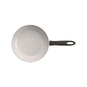 Frigideira 24 cm Revestimento Cerâmico Antiaderente Mineral Resist Cor Vanilla Ceramic Life Suprema Brinox
