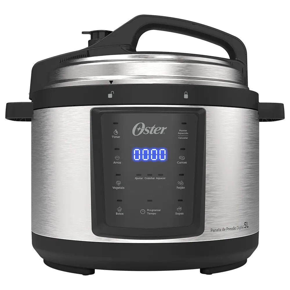 Panela de Pressão Oster 900W Elétrica Digital 5L OPAN920 - 127V (Reembalado)