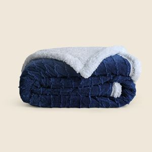 Edredom Sherpa Soft Azul - A\CASA