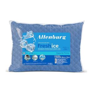 Travesseiro Altenburg Fresh Ice Azul Branco