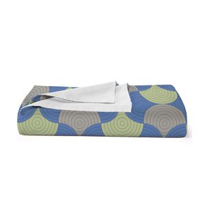 Colcha Allegro Casal Full Teka Azul