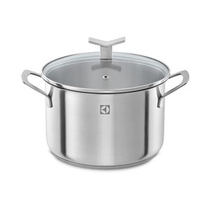 Jogo de Panelas Electrolux Inox com 5 Peças Design com Fundo Triplo