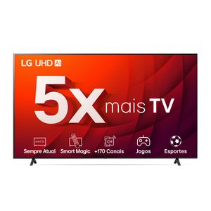 Smart TV 65" LG 4K UHD ThinQ AI HDR Bluetooth Alexa Built-In 65UR8750PSA