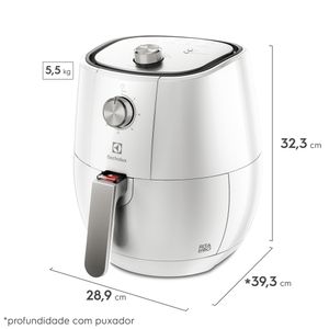 Air Fryer Electrolux por Rita Lobo 3,2L Branca Efficient 1400W (EAF11)