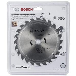 Disco para Serra Circular Bosch 7.1/4”, 24 dentes - 2608644329