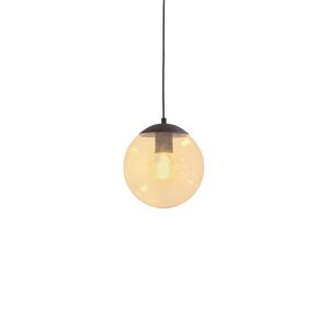 Lustre Pendente Blumenau Globb Âmbar E27 Bivolt